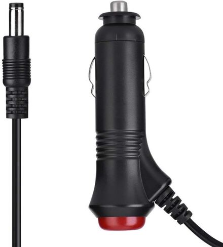 تيار مستمر 5.5x2.1 مللي متر شاحن سيارة 12 فولت 12 فولت 24 فولت 24 فولت ولاعة السجائر موائم مصدر تيار كابل الشاحن مع زر التبديل لسيارة شاحنة حافلة RV in Kuwait