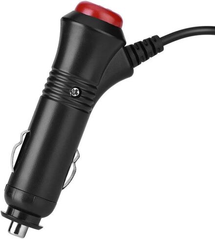 تيار مستمر 5.5x2.1 مللي متر شاحن سيارة 12 فولت 12 فولت 24 فولت 24 فولت ولاعة السجائر موائم مصدر تيار كابل الشاحن مع زر التبديل لسيارة شاحنة حافلة RV in Kuwait