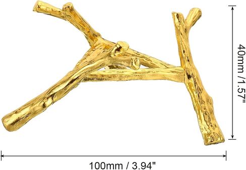 PATIKIL Crystal Ball Stand, Sphere Display Stand Photography Props for 50 to 70mm Crystal Balls Ornament Rack Holder Metal Base Tree Tripod, Golden in Saudi Arabia