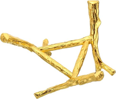 PATIKIL Crystal Ball Stand, Sphere Display Stand Photography Props for 50 to 70mm Crystal Balls Ornament Rack Holder Metal Base Tree Tripod, Golden in Saudi Arabia