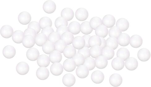 uxcell 100Pcs 0.8" White Polystyrene Foam Balls Smooth Round Solid Ball for Crafts, Art, DIY, Household, Party Decorations in Saudi Arabia