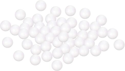 uxcell 100Pcs 0.8" White Polystyrene Foam Balls Smooth Round Solid Ball for Crafts, Art, DIY, Household, Party Decorations in Saudi Arabia