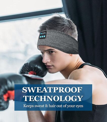 Sleep Headphones -Bluetooth Sleep Mask-Sport Headphones,Long Time Play Headphone Band with Built in Speakers,Perfect for Sleep, Workout, Running, Yoga, Travel,Meditation in Saudi Arabia