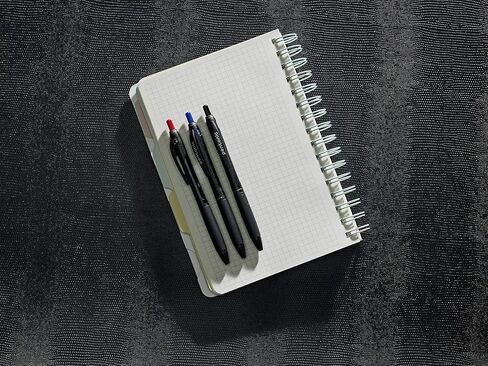 أقلام حبر جاف قابلة للسحب من Pentonic BR-T، عدد 12، حبر أسود، نقطة دقيقة 0.7 مم، كتابة سلسة لليوميات والمكتب والمدرسة (PEN12120) in Kuwait