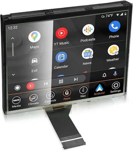 شاشة Uconnect تعمل باللمس 7 بوصة شاشة LCD ملاحة راديو مناسبة لسيارة Jeep Compass 2017 2018 2019 2020، شاشة LCD رقمية استبدال TDO-WXGA0700K00033-V2 TDO-WXGA0700K00057-V1 in Kuwait