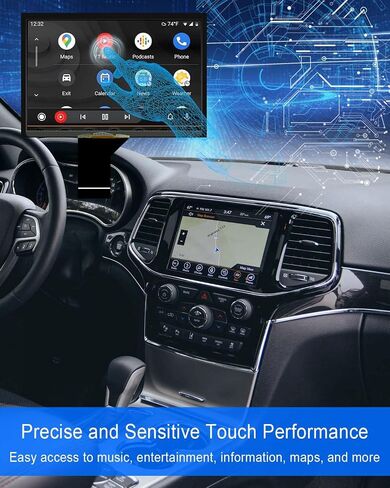 شاشة Uconnect تعمل باللمس 7 بوصة شاشة LCD ملاحة راديو مناسبة لسيارة Jeep Compass 2017 2018 2019 2020، شاشة LCD رقمية استبدال TDO-WXGA0700K00033-V2 TDO-WXGA0700K00057-V1 in Kuwait