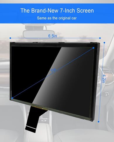 شاشة Uconnect تعمل باللمس 7 بوصة شاشة LCD ملاحة راديو مناسبة لسيارة Jeep Compass 2017 2018 2019 2020، شاشة LCD رقمية استبدال TDO-WXGA0700K00033-V2 TDO-WXGA0700K00057-V1 in Kuwait