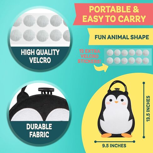 Montessori Busy Board for Toddlers - Reduce Screen Time, Fine Motor Skills, Educational Development, Travel Toy for Planes & Cars, Gifts for Boys and Girls, Quiet Book - Panda in Saudi Arabia