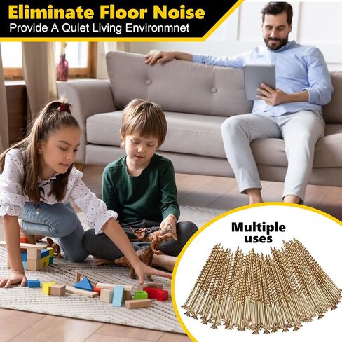 Dreyoo Repair Floor Screws, 50 Screws for Floor Repair, Universal Screws Fit Hardwood Floors/Vinyl Floors/Carpets, Wood Floor Gap Fixer Replacement for 3233, Bolt Assortment Sets in Saudi Arabia