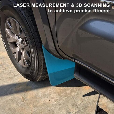 Kiwi Master Mud Flaps Compatible with 2016-2023 Toyota Tacoma Accessories Heavy Duty Front & Rear Mud Guards (with OEM Fender Flares, NOT fits SR) in Saudi Arabia