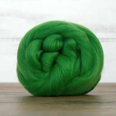 Merino Wool Combed Top | 1 lb Premium Wool Roving | 22 Micron, Best Merino Wool for Spinning, Tapestry, Needle Felting, Big Yarn Roving and Wall Hangings (Mink) in Saudi Arabia