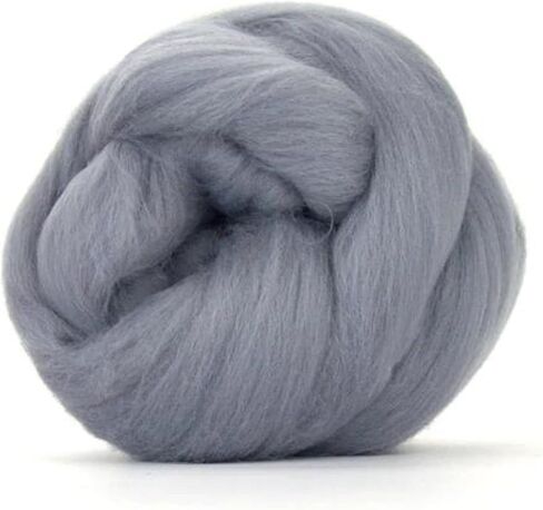 Merino Wool Combed Top | 1 lb Premium Wool Roving | 22 Micron, Best Merino Wool for Spinning, Tapestry, Needle Felting, Big Yarn Roving and Wall Hangings (Mink) in Saudi Arabia