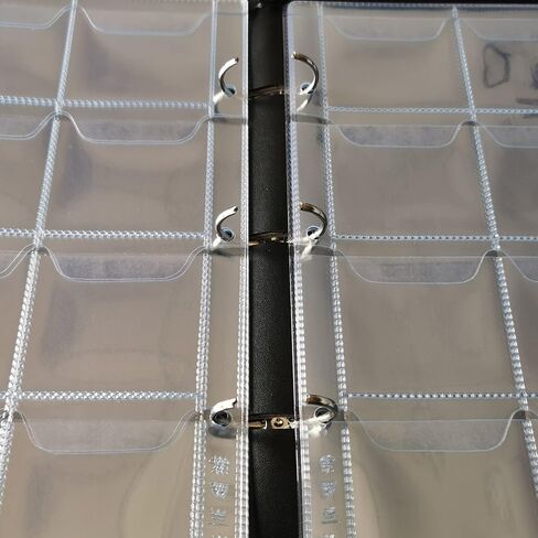 120 جيبًا لألبوم عرض العملات المعدنية، حامل مجموعة عملات عسكرية كبيرة، كتاب تخزين جلدي مع سحاب ومقبض للدولار الفضي الذهبي، البنسات، الأرباع، مجموعة الطوابع in Kuwait