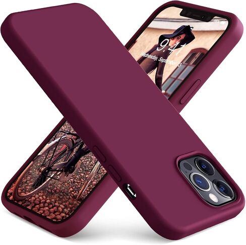 LOVE 3000 متوافق مع حافظة هاتف iPhone 12 Pro Max | سماكة السيليكون السائل | بطانة من الألياف الدقيقة مضادة للخدش | حافظة حماية شديدة التحمل لكامل الجسم لهاتف iPhone 12 Pro Max للنساء والفتيات، رمل وردي in Saudi Arabia