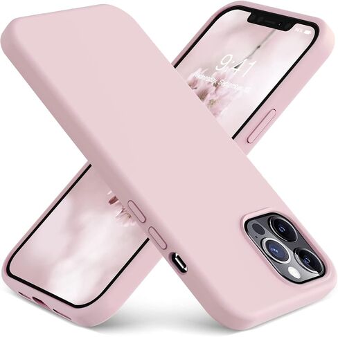 LOVE 3000 Compatible with iPhone 12 Pro Max Phone Case | Thickening 2.1 MM Liquid Silicone | Anti-Scratch Microfiber Lining | Full-Body Duty Heavy Protection Case for Men, Black in Saudi Arabia