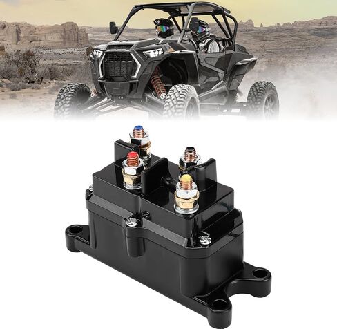 مرحل الملف اللولبي للونش من KEMIMOTO، 12 فولت 250 أمبير ATV UTV، موصل مرحل الملف اللولبي للمركبات 4x4 3000-5000 رطل، استبدال OEM # 63070 62135 74900 2875714 70715 69281 in Saudi Arabia