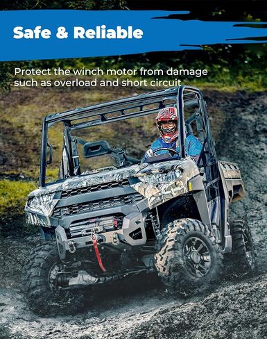 مرحل الملف اللولبي للونش من KEMIMOTO، 12 فولت 250 أمبير ATV UTV، موصل مرحل الملف اللولبي للمركبات 4x4 3000-5000 رطل، استبدال OEM # 63070 62135 74900 2875714 70715 69281 in Saudi Arabia