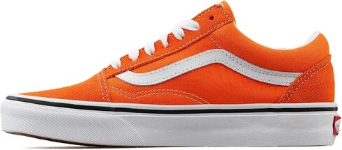 حذاء Vans Old Skool للرجال مقاس 5، اللون: برتقالي نمر/أبيض حقيقي in Saudi Arabia