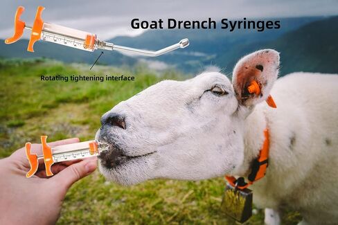 1 Pcs Goats Feed Water Distributor, Reusable, Drench Nozzle, Adjustable Dosage, for Goats, Sheep, Horse, Pig, Dog, Cattle, Cat Supplies (Blue 10ml) in Saudi Arabia
