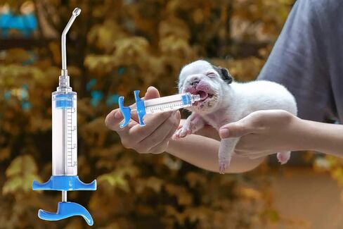 1 Pcs Goats Feed Water Distributor, Reusable, Drench Nozzle, Adjustable Dosage, for Goats, Sheep, Horse, Pig, Dog, Cattle, Cat Supplies (Blue 10ml) in Saudi Arabia