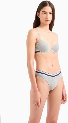 Emporio Armani Women's Stretch Cotton Logoband 2-Pack Brief in Saudi Arabia
