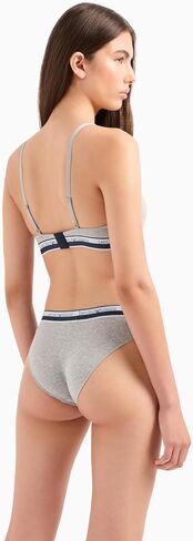 Emporio Armani Women's Stretch Cotton Logoband 2-Pack Brief in Saudi Arabia
