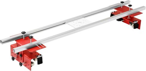 مزلجة جهاز التوجيه، محمولة وسهلة الضبط، مزلجة توجيه 60 بوصة لألواح التسطيح، آلة تخطيط التشذيب لتسطيح الخشب، المنزل DIY (ترقية الألومنيوم) in Kuwait