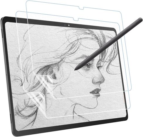 MoKo Magnetic Paper Screen Protector for Samsung Galaxy Tab S9 FE Plus 5G 2023/Tab S9 Plus/Tab S7 FE 5G/Tab S8 Plus 2022/Tab S7 Plus 12.4",Detachable & Reusable,Anti-Glare Film, Easy Install, Matte in Saudi Arabia