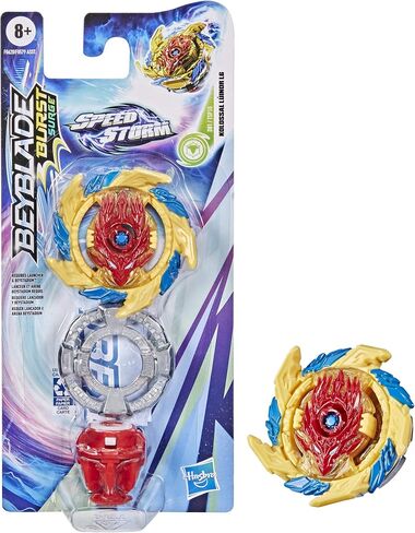 Beyblade Burst Surge Speedstorm Kolossal Luinor L6 حزمة واحدة - لعبة قتال من النوع الدفاعي، لعبة للأطفال من سن 8 سنوات فما فوق in Saudi Arabia