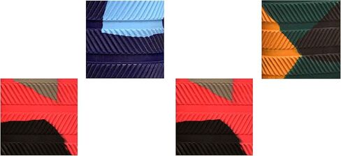 مقابض مضرب الكريكيت - بطانة مطاطية متينة لتعزيز الأداء - امتصاص ممتاز للصدمات لتحسين الراحة - مموه عالمي - قد يختلف اللون - عبوة من 4 قطع in Kuwait