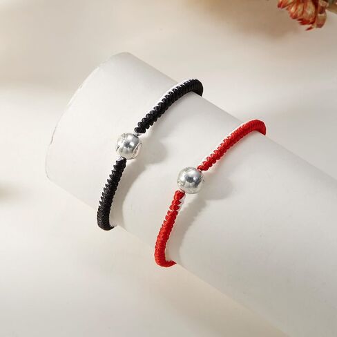 قطعتان/مجموعة من الأساور المضفرة هدايا البيسبول للأولاد، أساور معصم قابلة للتعديل مع خرز البيسبول/كرة القدم، أساور رياضية ملهمة للمراهقين والبالغين in Kuwait