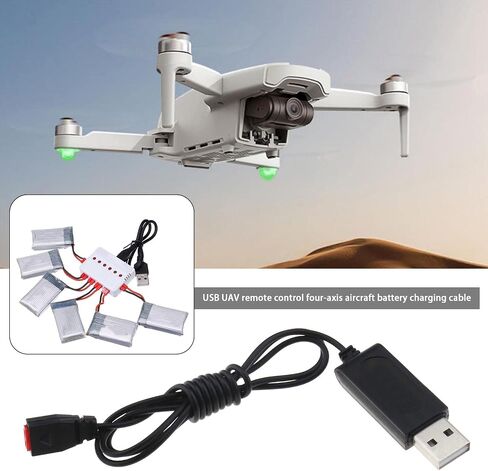 2Pcs USB Charger Cables Replacement Compatible with SYMA X5HW X5HC X5UW X5UC X21 X21W RC Quadcopter USB Charging Wire Black in Saudi Arabia