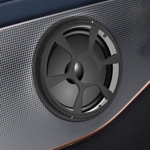 X AUTOHAUX Universal 8 Inch Black Car Audio Speaker Hollow Mesh Subwoofer Grill Cover Protector 2 Pcs in Saudi Arabia