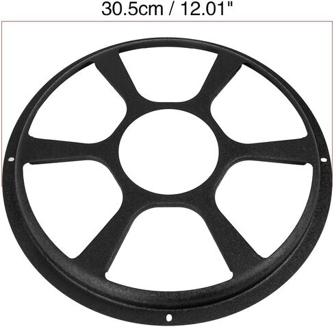 X AUTOHAUX Universal 8 Inch Black Car Audio Speaker Hollow Mesh Subwoofer Grill Cover Protector 2 Pcs in Saudi Arabia