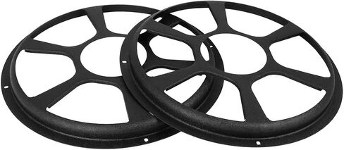 X AUTOHAUX Universal 8 Inch Black Car Audio Speaker Hollow Mesh Subwoofer Grill Cover Protector 2 Pcs in Saudi Arabia
