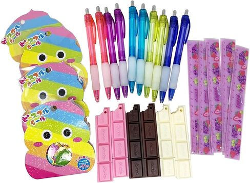 مجموعة قرطاسية يابانية رائعة مكونة من 12 قطعة، مجموعة متنوعة من العناصر in Saudi Arabia