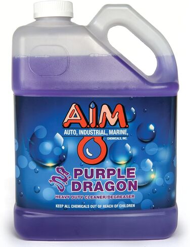 AIM Purple Dragon - Heavy Duty Degreaser Concentrate Industrial Degreaser, Wheel and Tire Cleaner, Equipment Degreaser cleaner - Premium Car Cleaner - Gal in Saudi Arabia