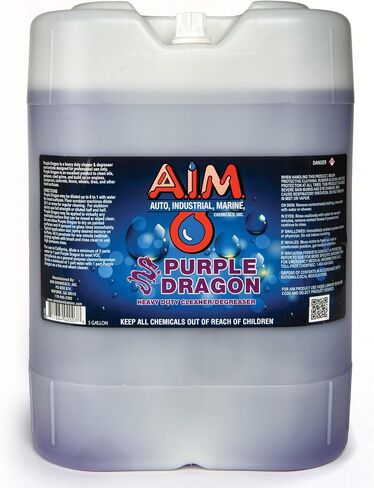 AIM Purple Dragon - Heavy Duty Degreaser Concentrate Industrial Degreaser, Wheel and Tire Cleaner, Equipment Degreaser cleaner - Premium Car Cleaner - Gal in Saudi Arabia