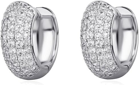 TOPGRILLZ الماس أقراط طارة ذهب 5A + زركون 14K الذهب الصغيرة مكتنزة سميكة الغضروف هوب Huggie أقراط للرجال والنساء in Kuwait