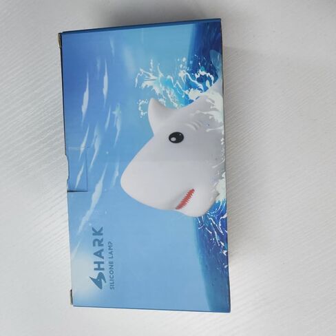 Tremdwoto Shark Night Light for Kids with 7 Colors, Rechargeable Squishy Silicone LED Nightlight Lamp as Birthday Christmas Gifts for Baby Boys Children Toddlers Tween Girls Nursery in Saudi Arabia