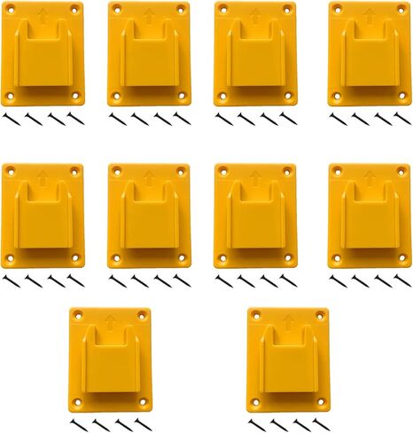 حامل أدوات لحامل المثقاب Dewalt 20V مناسب لأدوات Milwaukee M18، 10 عبوات باللون الأصفر in Kuwait