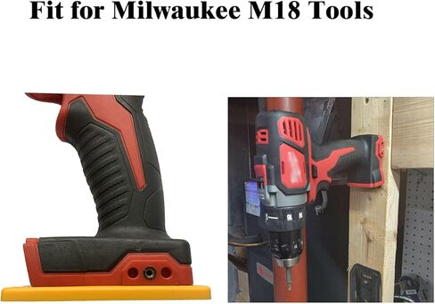حامل أدوات لحامل المثقاب Dewalt 20V مناسب لأدوات Milwaukee M18، 10 عبوات باللون الأصفر in Kuwait