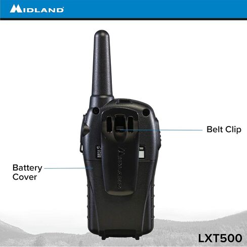 أجهزة راديو ثنائية الاتجاه من Midland LXT500VP3 FRS - حزمة من 4 قطع مع شواحن in Kuwait