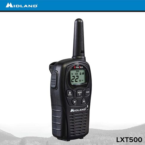 أجهزة راديو ثنائية الاتجاه من Midland LXT500VP3 FRS - حزمة من 4 قطع مع شواحن in Kuwait