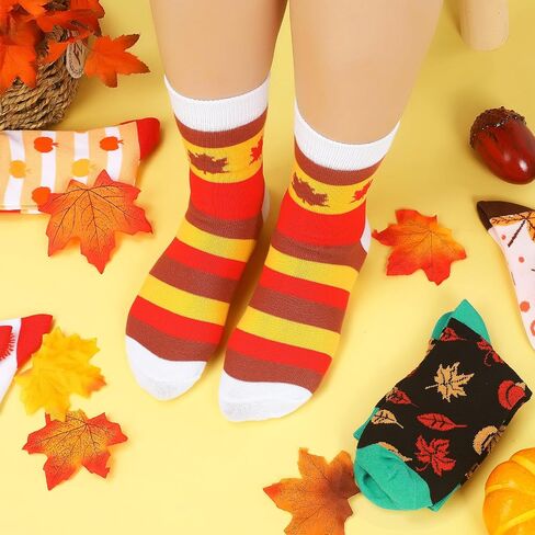 12 Pairs Women's Cute Highland Cow Socks Fall Breast Cancer Awareness Gifts for Women in Saudi Arabia