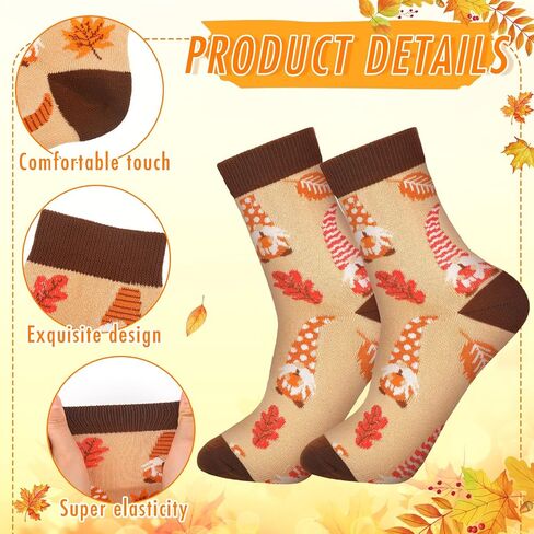 12 Pairs Women's Cute Highland Cow Socks Fall Breast Cancer Awareness Gifts for Women in Saudi Arabia