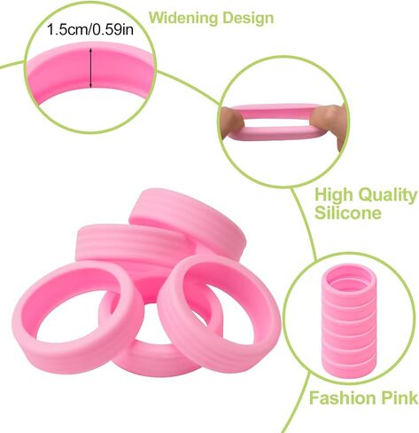 Luggage Wheel Covers, 8Pcs Silicone Luggage Wheels Guard Luggage Wheel Protective Covers Luggage Compartment Wheel Sleeves for 5-6.5cm Diameter Luggage Casters (Pink) in Saudi Arabia