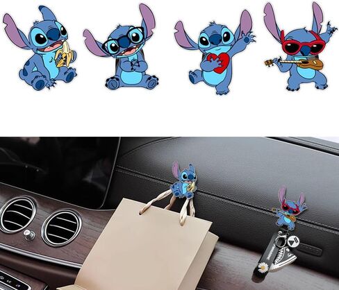 Cute Car Mini Hooks,Multifunctional Auto Adhesive Hangers,Vehicle Hook Stickers, Auto Mini Hangers,Car Storage Hooks for Keys,Mask,Earphone,Cable,Vehicle Decor in Saudi Arabia