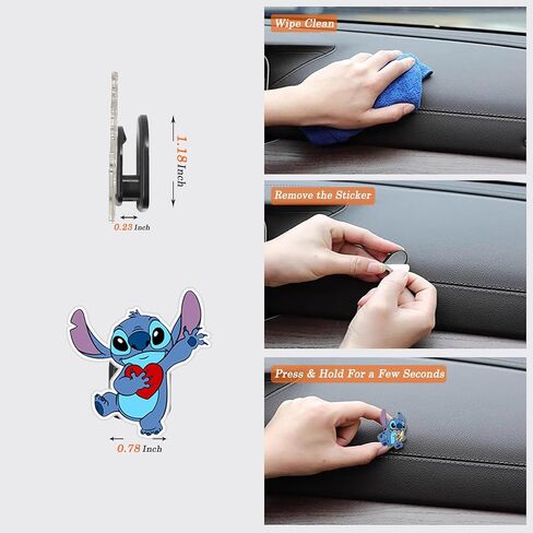 Cute Car Mini Hooks,Multifunctional Auto Adhesive Hangers,Vehicle Hook Stickers, Auto Mini Hangers,Car Storage Hooks for Keys,Mask,Earphone,Cable,Vehicle Decor in Saudi Arabia