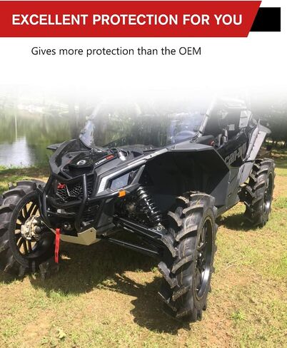 مجموعة مشاعل ممتدة أمامية وخلفية من A & UTV PRO لـ Can-Am Maverick X3 Max/Maverick 1000 Max 2017-2023، XXL ملحقات ملحقات اللوحات الواقية من الطين الواسعة للغاية in Saudi Arabia